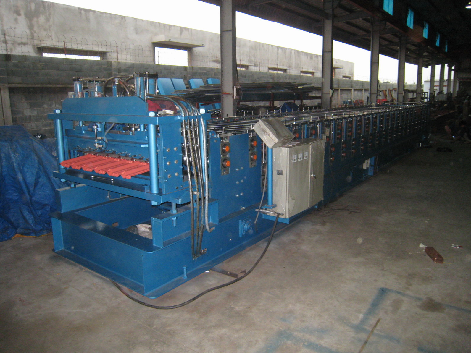 DOUBLE DECK ROLL FORMING MACHINE 